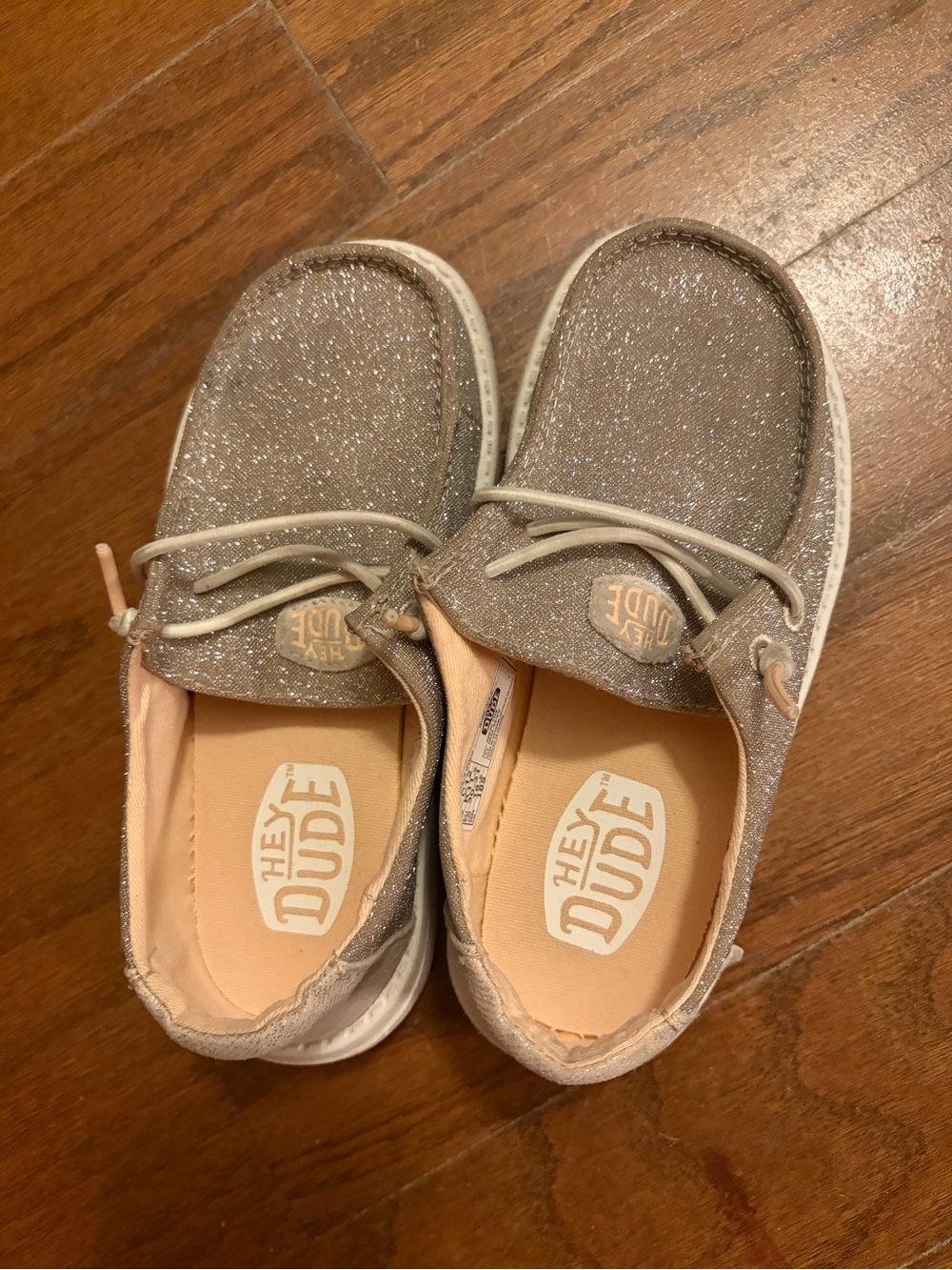 Kids Rose Gold Hey Dudes